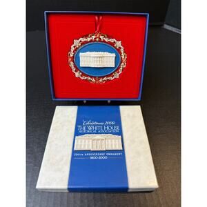 White House Historical Association 2000 Christmas Ornament 200th Anniversary Ed.